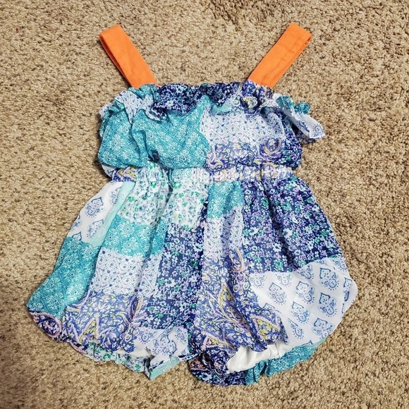 Rare Editions Baby Girl Easter Romper 24M - Picture 5 of 9